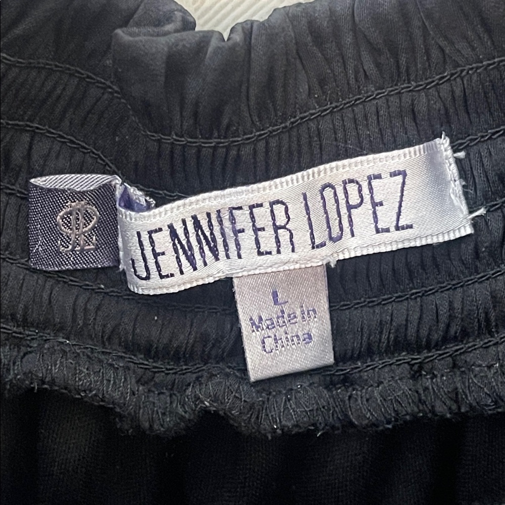 JENNIFER LOPEZ Off the Shoulder pullover Lace Detailed Dress Size L - Picture 6 of 9